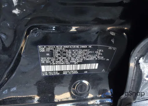 2013 Toyota Rav4 Le из США, поврежденный, VIN 2T3BFREV0DW051905